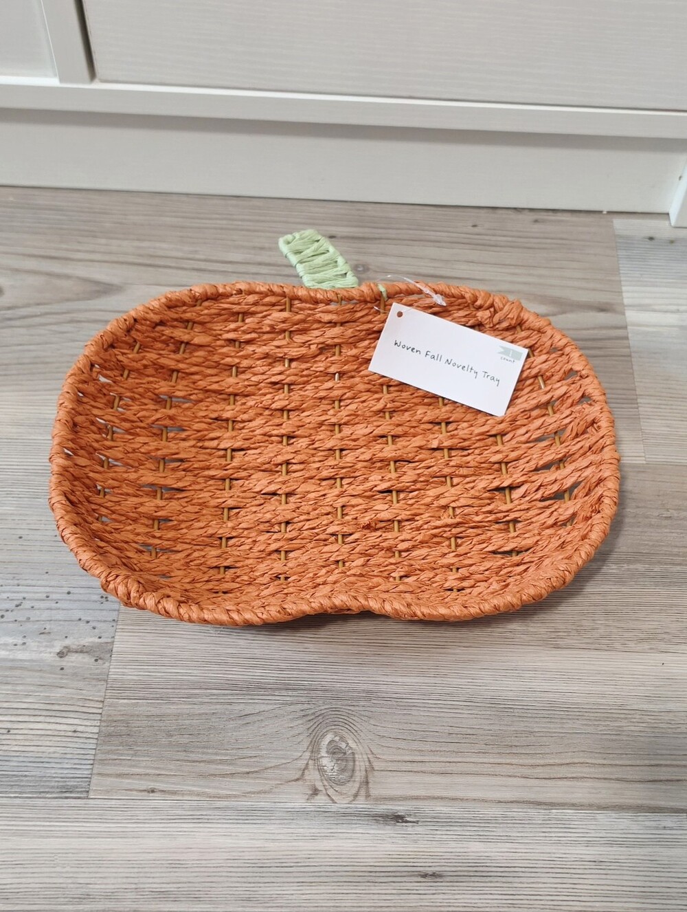 Target Bullseye Playground Fall 2026 Woven Pumpkin Novelty Tray